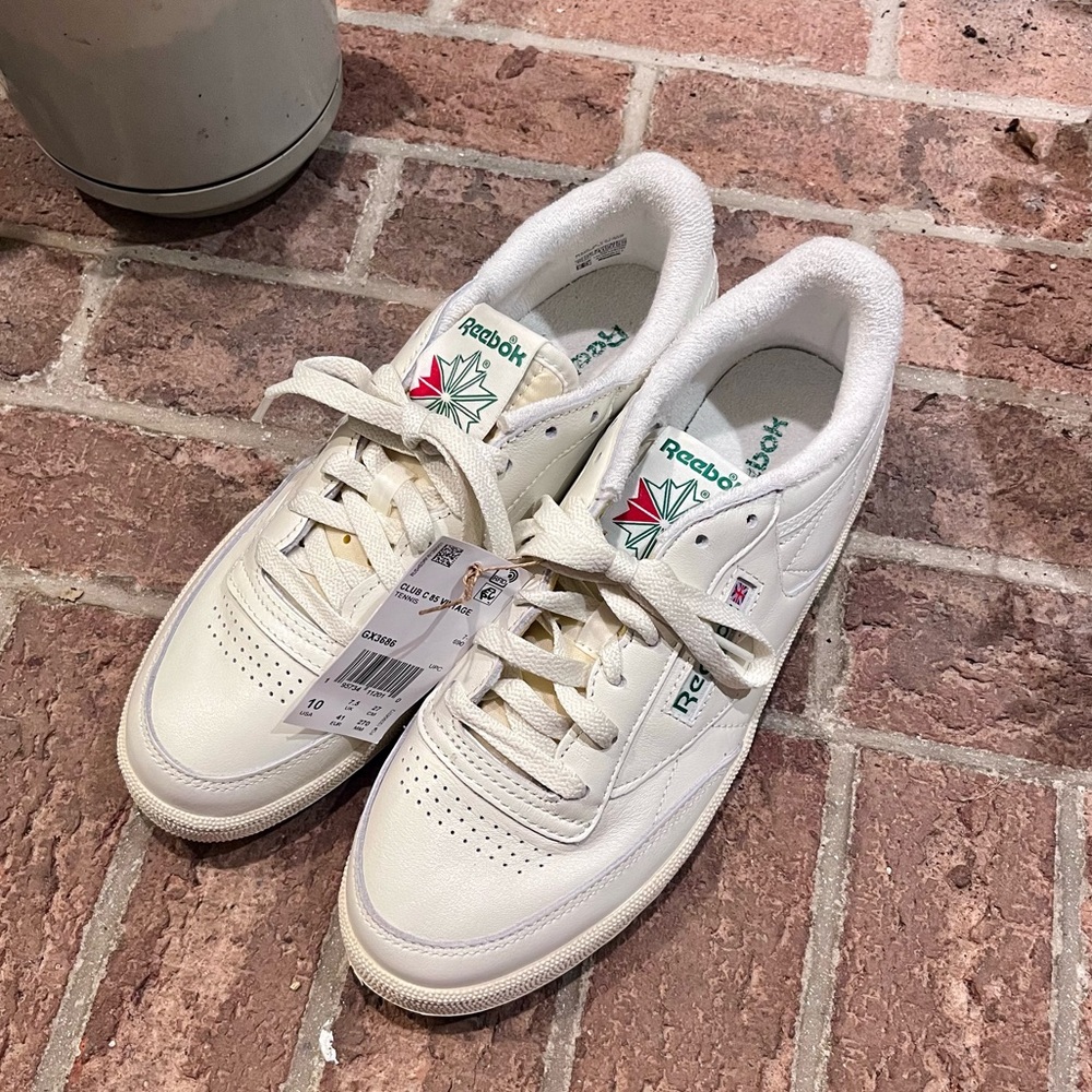 Reebok Club C 85 Vintage Tennis shoes 10 white sneakers